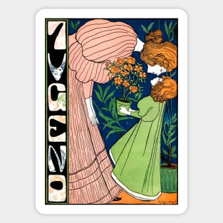 Jugend Cover, 1896 Sticker